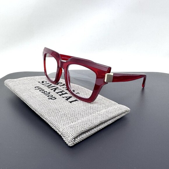 Ryan Simkhai Eyeshop Readers +1.75 Red Reading Glasses blue light block - Picture 1 of 15